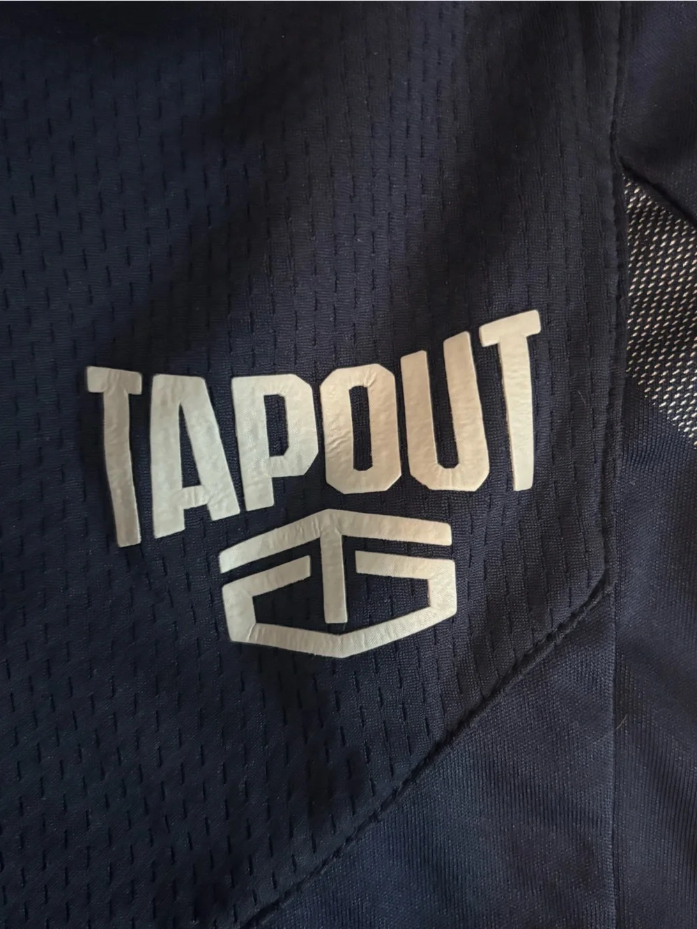 Tapout Athletic Training Shorts Navy Blue Mesh Performance Men's XL